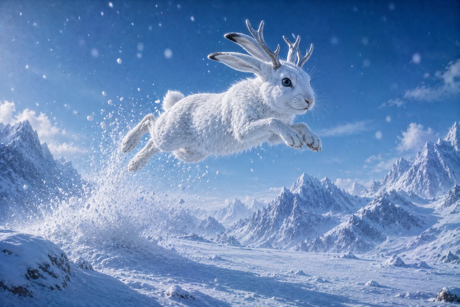 Le tuluk, lièvre des neiges à cornes