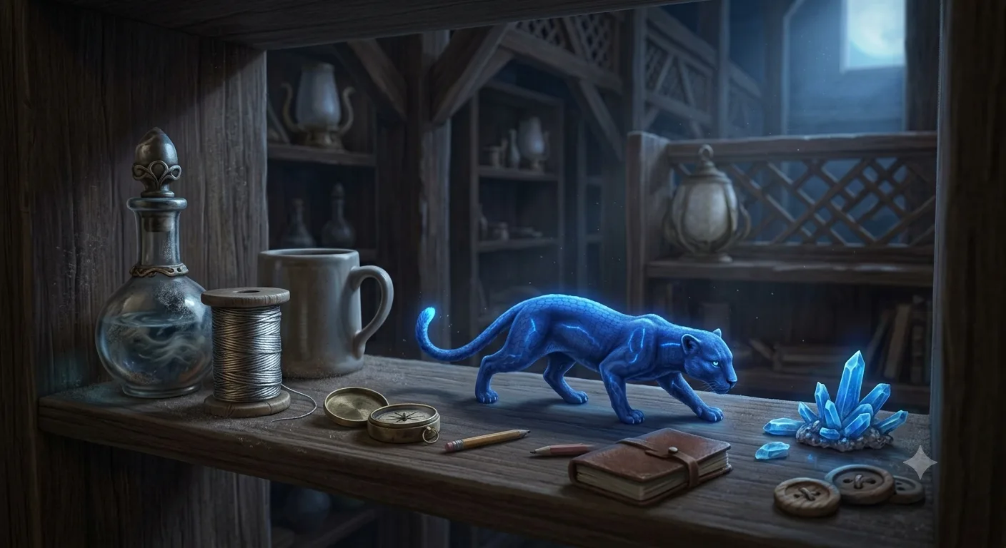 Le zede, panthère bleue miniature