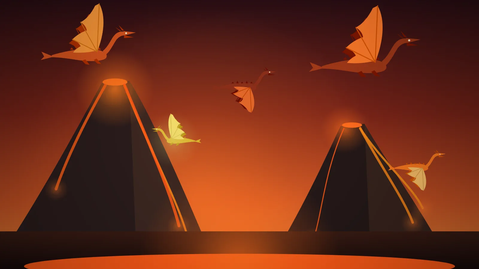 Les dragons des volcans de Fazer
