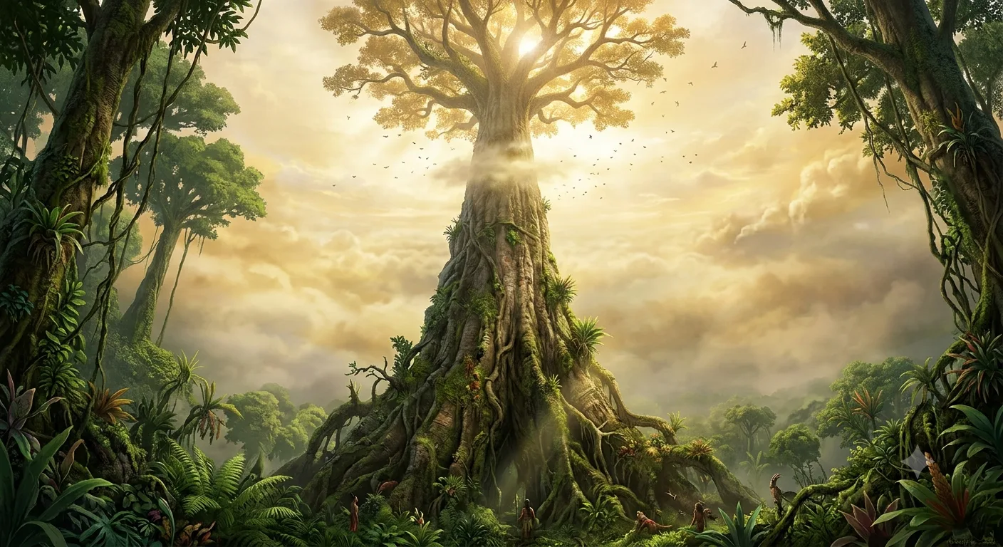 Le xaq, arbre gigantesque de la jungle