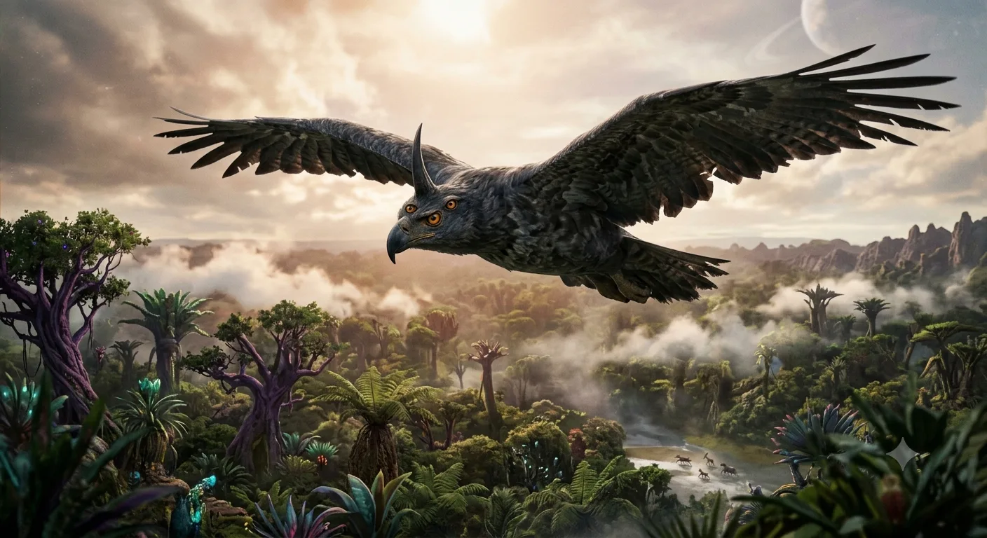 Le zetiumaq, oiseau carnivore à une corne
